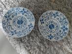 2 Chinese Borden - Blauw Wit - Ø 20cm - Vintage, Verzenden