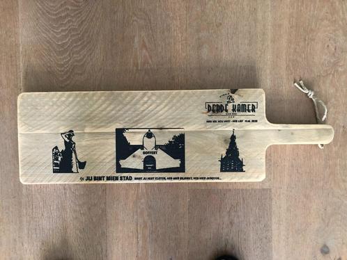 Grote houten borrelplank bedrukt met thema’s uit Nijmegen, Huis en Inrichting, Keuken | Keukenbenodigdheden, Nieuw, Ophalen of Verzenden