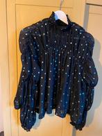 Forever Unique feestblouse blouse marine metallic dots 36, Kleding | Dames, Blouses en Tunieken, Blauw, Ophalen of Verzenden, Zo goed als nieuw