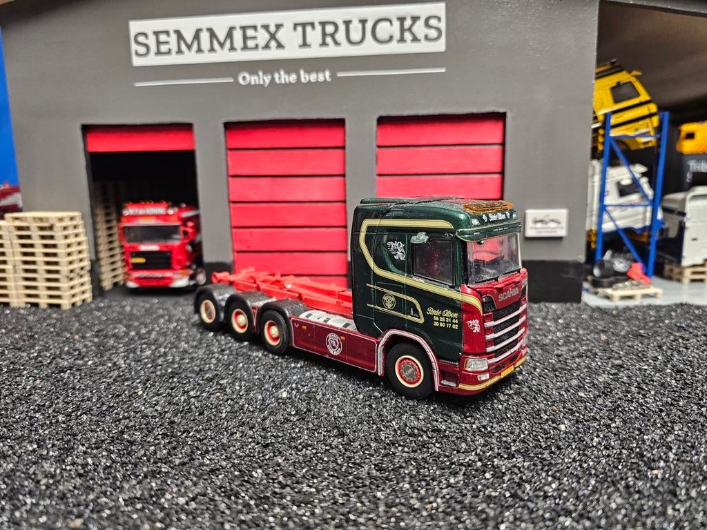 Wsi scania next gen 4 asser haakarm b keus verbouw., Hobby en Vrije tijd, Modelauto's | 1:50, Zo goed als nieuw, Bus of Vrachtwagen