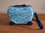 Ride - on kinderkoffer blauw, Ophalen, Minder dan 30 cm, Zo goed als nieuw, Blauw