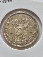 1 gulden koningin Wilhelmina 1913 zilver, Postzegels en Munten, Munten | Nederland, Verzenden, Koningin Wilhelmina, 1 gulden, Zilver
