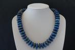 Lapis lazuli Ketting/oorhanger-set, Verzenden, Zilver, Overige typen, Met edelsteen