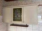 3 mooie keuken bovenkastjes landelijke stijl glas in lood, Huis en Inrichting, Zo goed als nieuw, Minder dan 100 cm, 25 tot 50 cm