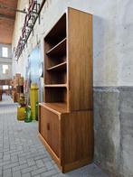 Jaren 80 Dyrlund Deens Design Kast Teak | Grote Wand Kast B, Grenenhout, 200 cm of meer, Ophalen of Verzenden, Minder dan 150 cm