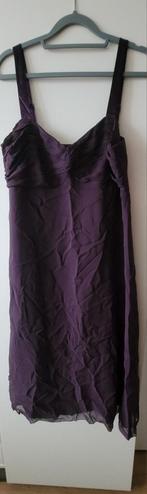 Paarse Galajurk Maat 40 Turnover, Paars, Turnover, Zo goed als nieuw, Onder de knie