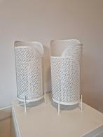 Ikea wit metalen nachtlampjes - Set van 2, Ophalen of Verzenden, Minder dan 50 cm