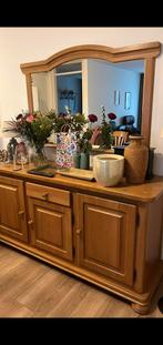 Dressoire met spiegel, Huis en Inrichting, Kasten | Dressoirs, Ophalen, Gebruikt, 25 tot 50 cm, 50 tot 100 cm