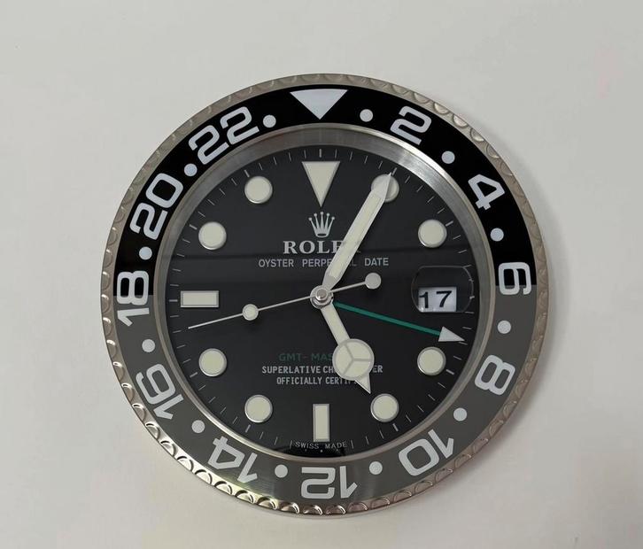 Rolex Bruce Wayne & Batman wandklok nieuw! INCL vergrootglas, Antiek en Kunst, Antiek | Woonaccessoires, Ophalen of Verzenden