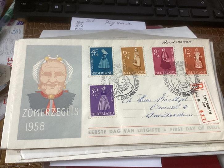 No5129 E34 Aangetekend Amsterdam Heb ook van Nederland, Postzegels en Munten, Postzegels | Eerstedagenveloppen, Onbeschreven, Nederland