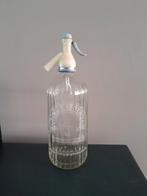 Oude sifon spuitfles gegraveerd, Ophalen of Verzenden