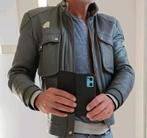 Vintage,Leer , Biker,, Ophalen of Verzenden, Tweedehands, Jas | leer
