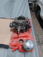 Chevrolet Corvette inlaatspruitstuk en carburateur Rochester, Auto-onderdelen, Motor en Toebehoren, Ophalen, Gebruikt, Chevrolet