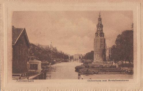 amsterdam oudeschans montelbaanstoren  ca 1930, Verzamelen, Ansichtkaarten | Nederland, Noord-Holland, Ophalen of Verzenden