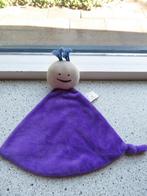 Knuffeldoek van Kinderopvang De Cirkel paars velours, Kinderen en Baby's, Ophalen of Verzenden, Zo goed als nieuw, Overige typen
