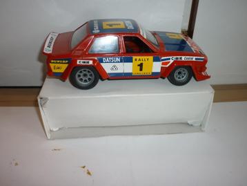 Polistil 1:24 Datsun Violet 160 J Rally Sanyo 1 mooie staat beschikbaar voor biedingen