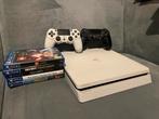 Playstation 4 slim, Spelcomputers en Games, Ophalen of Verzenden, Zo goed als nieuw, 1 TB, Met 1 controller
