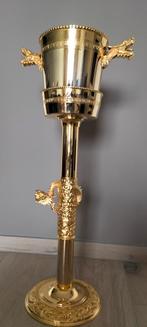 Wijnkoeler op standaard met Chinese drakenmotief., Huis en Inrichting, Keuken | Keukenbenodigdheden, Ophalen, Zo goed als nieuw