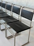 Tecta B40 eetkamerstoelen 6x Marcel Breuer design Bauhaus, Gebruikt, Zwart, Vintage, Ophalen of Verzenden