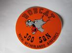 Bobcat sticker 300 Squadron Royal Netherlands Airforce, Nederland, Luchtmacht, Verzenden