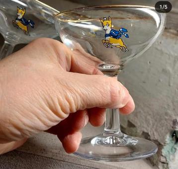 Babycham glazen, stukprijs beschikbaar voor biedingen