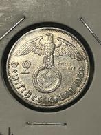 2 reichsmark 1938G munt zilver Duitsland., Verzenden