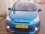 Mitsubishi Space Star 1.0 MPI 52KW 2014 Blauw, Voorwielaandrijving, Stof, Zwart, Blauw