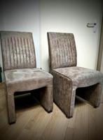 Skai leer stoelen, Huis en Inrichting, Stoelen, Ophalen, Twee, Overige kleuren, Zo goed als nieuw