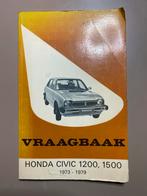 Honda Civic 1200/1500 Vraagbaak (1973-1979), Ophalen of Verzenden
