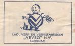 VEVEO Schiedam - lak verf vernisfabriek, Ophalen of Verzenden