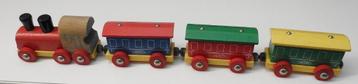 houten speelgoed  Vintage treintje. ( Heros ) beschikbaar voor biedingen