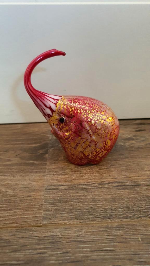 Murano Glas Olifantje - Handgemaakt, Antiek en Kunst, Antiek | Glas en Kristal, Ophalen