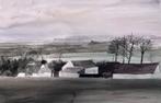 Jan Goedhart (1919 - 1991) - Landschap 1981, Antiek en Kunst, Ophalen of Verzenden