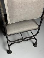 Set van 4 italiaanse savonarola stoelen, Ophalen, Gebruikt, Stof, Vijf, Zes of meer stoelen