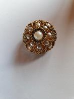 vintage broche goudkleurig, Ophalen, Goud, Overige materialen