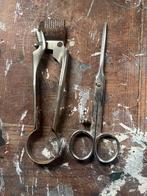 Vintage Kappersset: Handtondeuse & Schaar, Antiek en Kunst, Ophalen of Verzenden