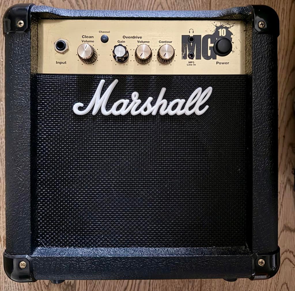Marshall MG10 MG Series 10 Watt Gitaarversterker, Ophalen of Verzenden, Gebruikt, Gitaar, Minder dan 50 watt