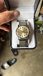 T.K  een goede Edox Alfetta heren opwinder uit de jaren 60, Ophalen of Verzenden, Gebruikt, Staal, Overige merken