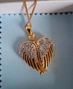 Prachtige foto hart hanger met ketting, Sieraden, Tassen en Uiterlijk, Kettinghangers, Ophalen of Verzenden, Zo goed als nieuw