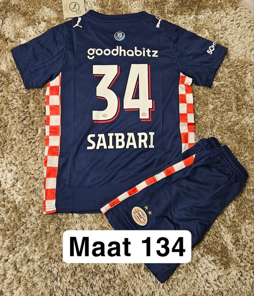 PSV Uitshirt Maat 134 - Saibari 34, Ophalen of Verzenden, Nieuw, Meisje, Shirt of Longsleeve