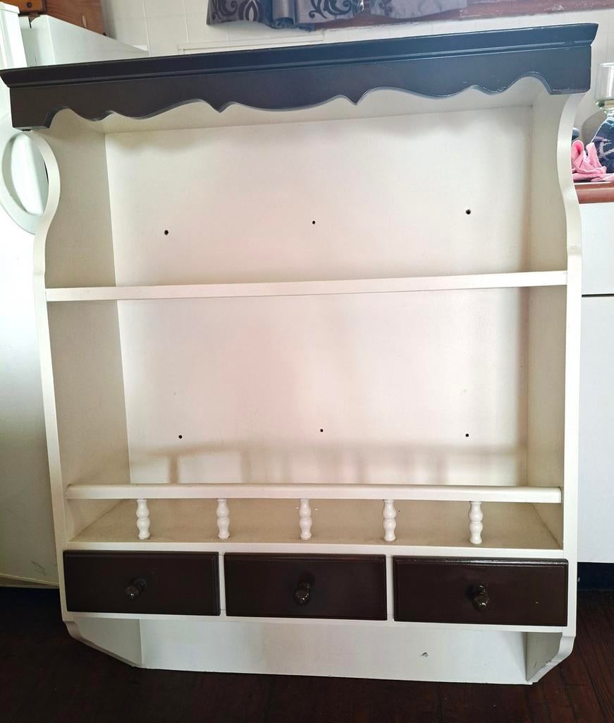 Vintage wandrek - ook leuk om kruiden plantjes in te zetten, Tuin en Terras, Tuinwanddecoratie, Ophalen, Gebruikt