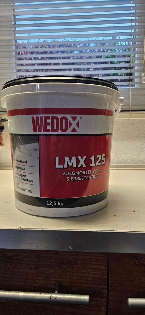 Voegmortel voor sierbestrating WEDOX LMX125, Ophalen, Nieuw, Wit