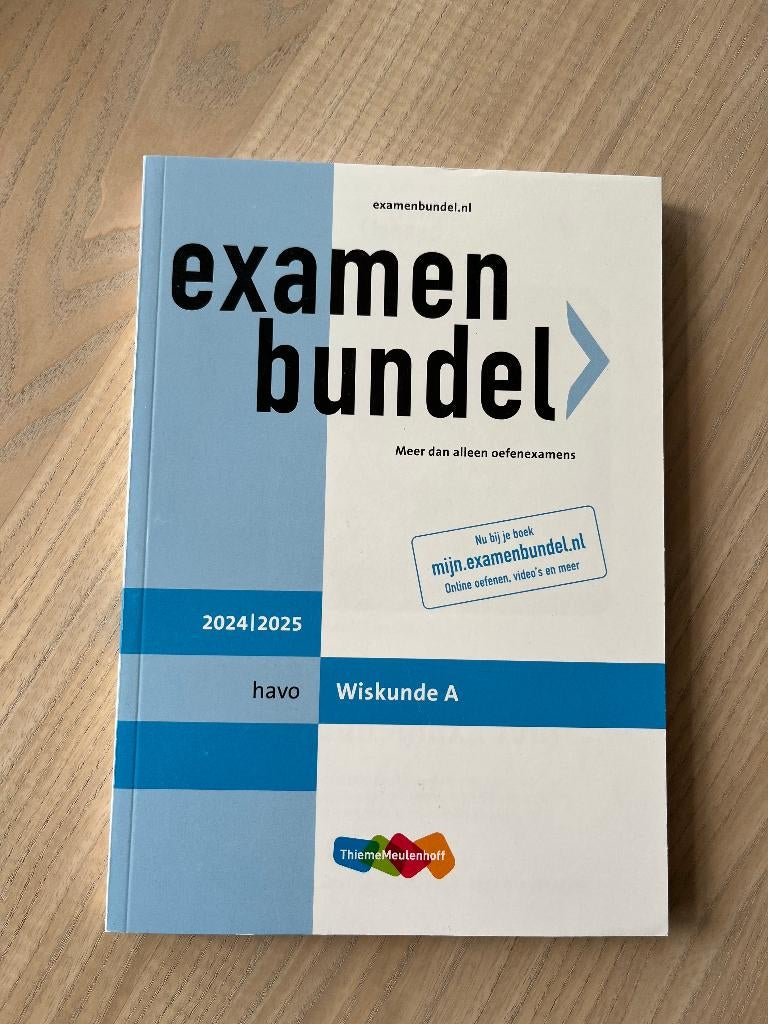 Examenbundels Havo 2024-2025, Boeken, Schoolboeken, Zo goed als nieuw, Wiskunde A, HAVO, Ophalen