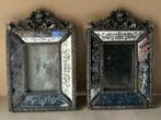 Venetiaanse spiegeltjes/fotolijstjes, Antiek en Kunst, Ophalen of Verzenden