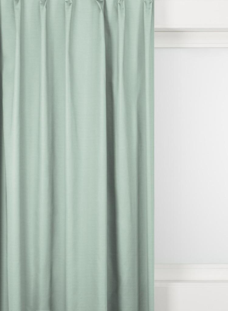 4 Gordijnen Amsterdam verduisterend lichtgroen/mint van HEMA, Huis en Inrichting, Stoffering | Gordijnen en Lamellen, Gebruikt