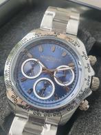 Daytona homage met Seiko Quartz uurwerk, Ophalen of Verzenden, Nieuw, Blauw, Jongen of Meisje