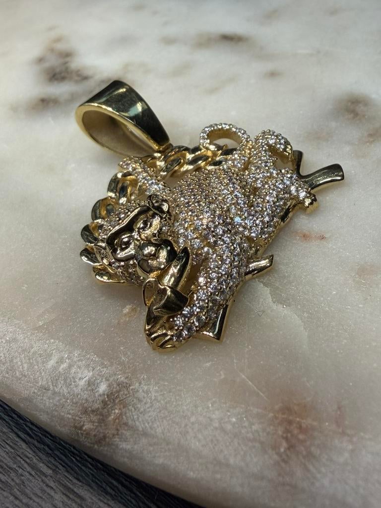 14k Monkey hanger, Ophalen of Verzenden, Nieuw, Goud