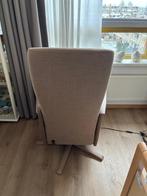 Comfortabele Sta-op Stoel van Prominent - Beige Stof en Leer, Huis en Inrichting, Stoelen, Ophalen, Gebruikt, Overige kleuren