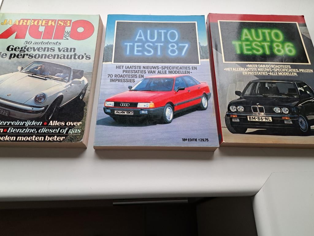 Diverse autotijdschriften en jaarboeken (jaren '80), Ophalen, Gelezen, Algemeen, Verschillende auteurs