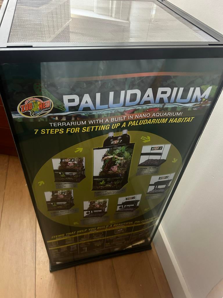 Paludarium / terrarium van ZooMed, Dieren en Toebehoren, Reptielen en Amfibieën | Toebehoren, Ophalen, Nieuw